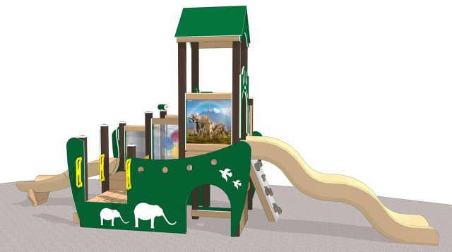 Noah's Ark Manufactured playground playset | Nature of Early Play