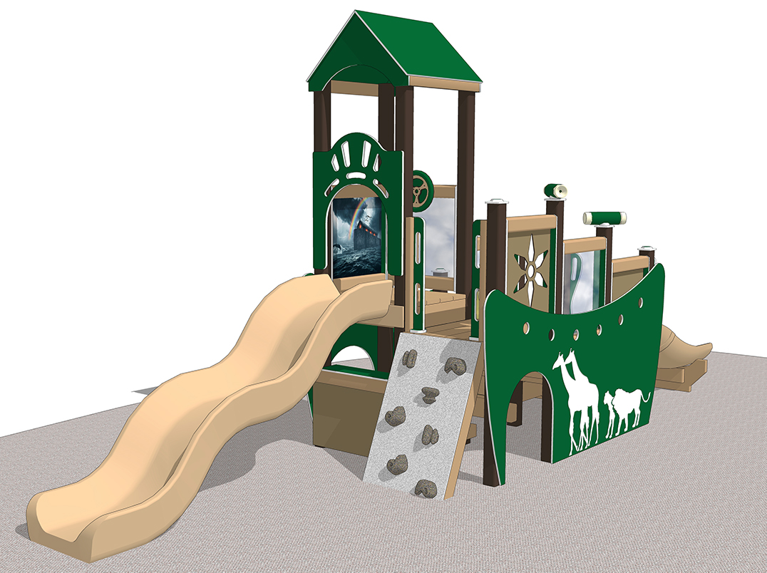 Noah's Ark Manufactured playground playset | Nature of Early Play