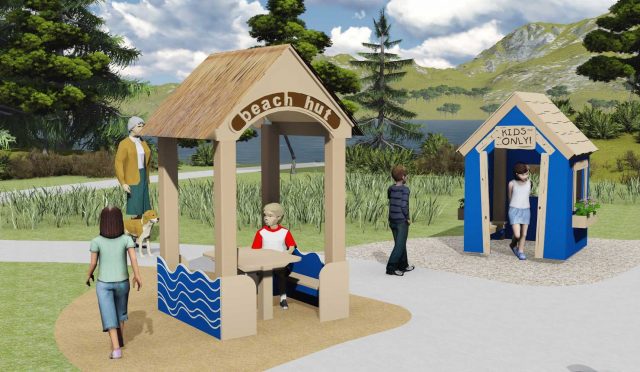 Beach Hut Playground Playhouse