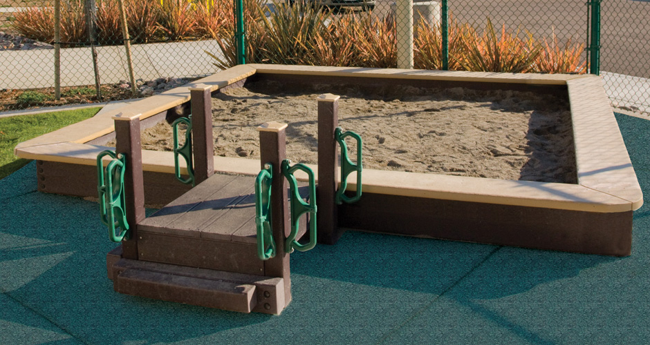 Recycled Plastic Sandbox - Nature of Early Play