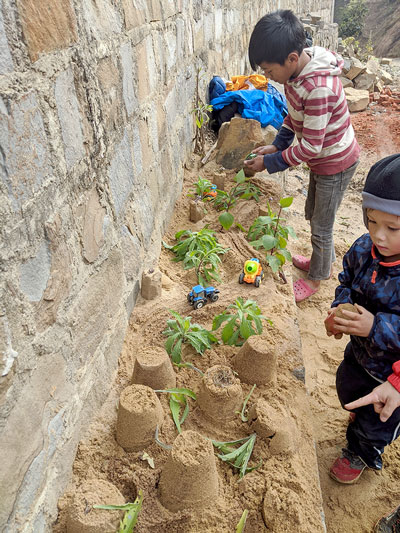 kids in the sandbox