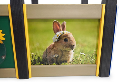 Busy Bunny Photo Panel for Toddler Play