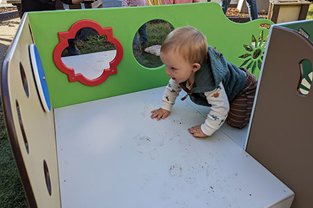 Infant Cloud Safety Surface for Playsets